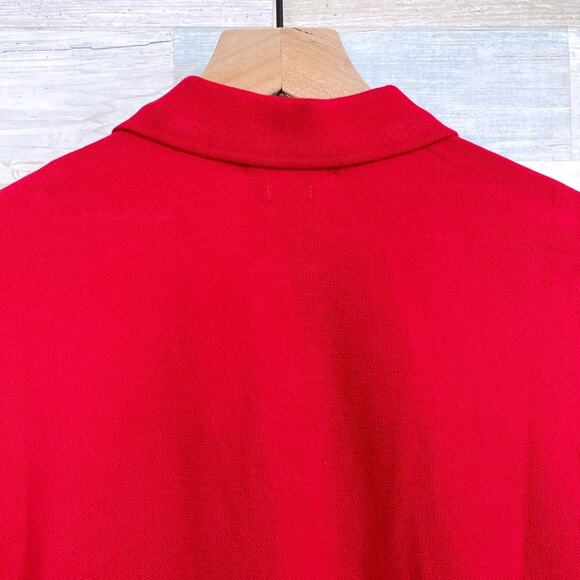 POLO Ralph Lauren Big Pony Embroidered Polo Shirt Red Short Sleeve Boys Small 8 - Picture 4 of 6